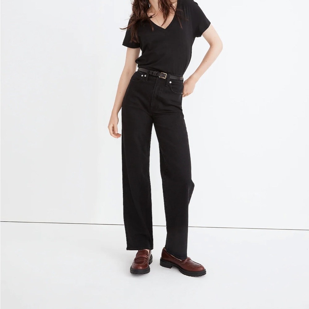 Madewell Perfect Vintage Wide Leg Jean in Belmere Wash